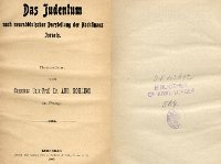 August Rohlings antisemitisches Werk ,Das Judentum'
