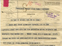 Beileidstelegramm des Thronfolgers Franz Ferdinand an Luegers Schwestern vom 12. Mrz 1910